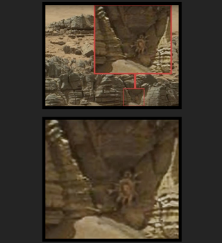 Illustration for article titled NASA Totally Found an Alien Crab on Mars and Didn't Tell Anybody